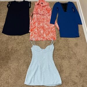 ALL 4pc Bundle Stylish Dress Collection Women’s XS 2